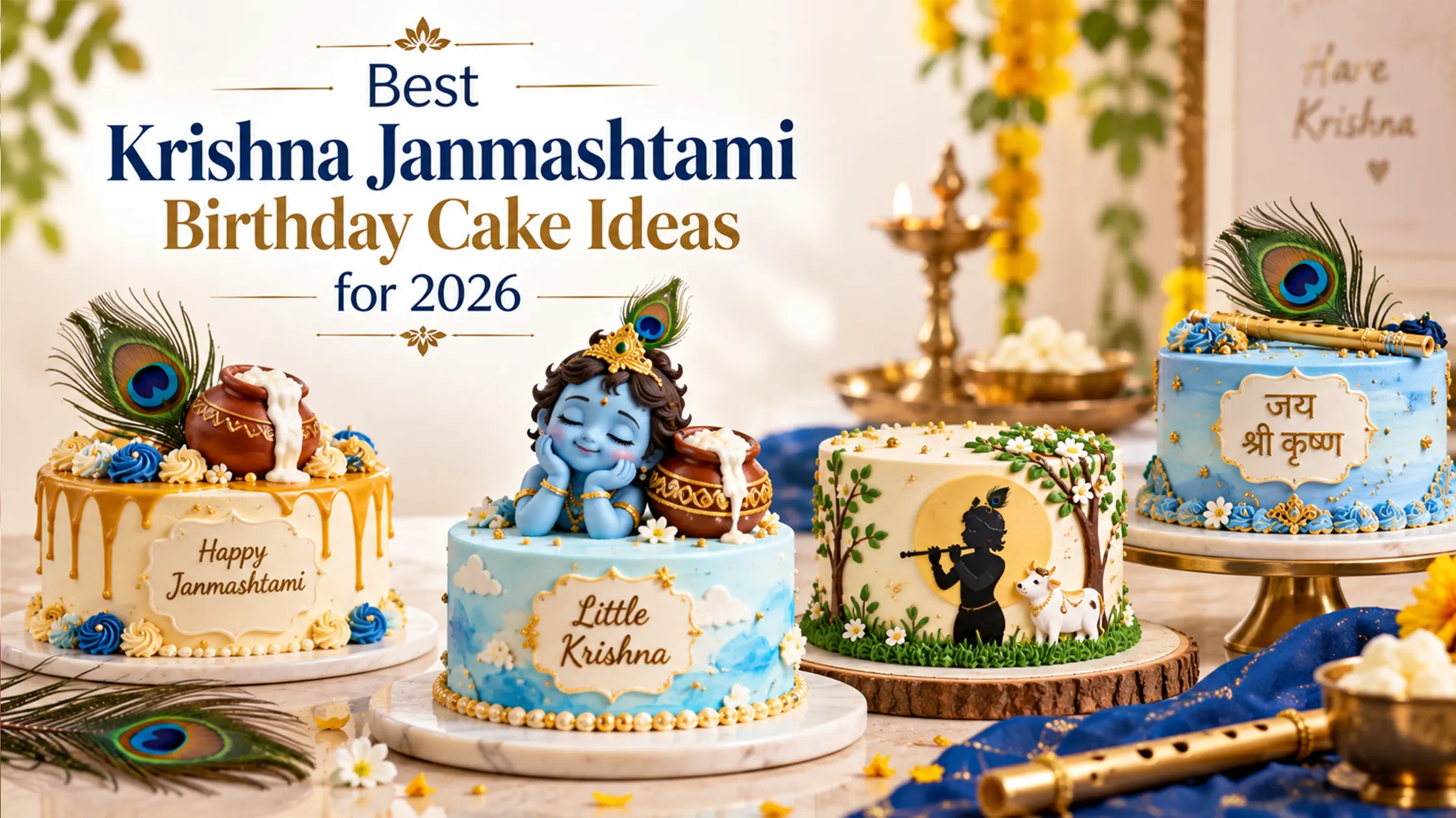 Best Krishna Janmashtami Birthday Cake Ideas for 2026 