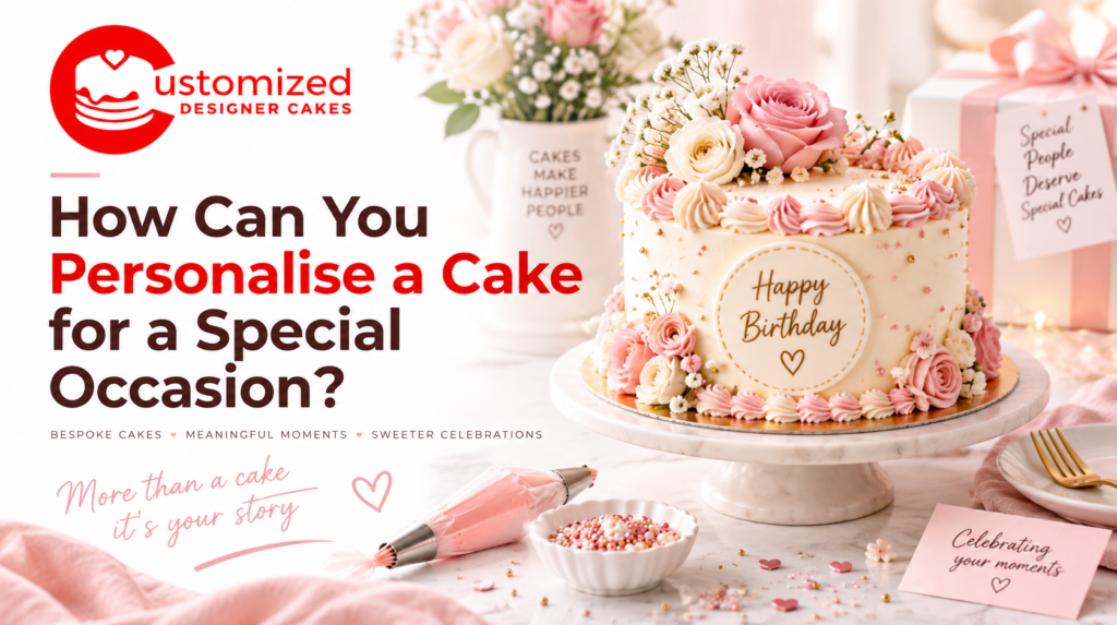 Customised cake for personal occassion